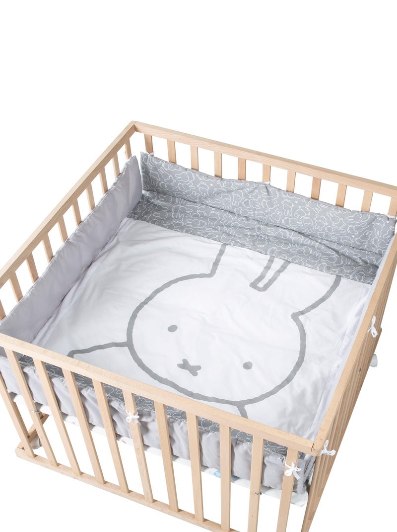 Tapis de parc avec bords imprimé lapin miffy - ROBA Gris Blanc - Kiabi