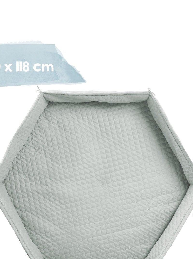 Tapis de parc hexagonal imperméable avec bords 'Roba Style' Vert - Kiabi