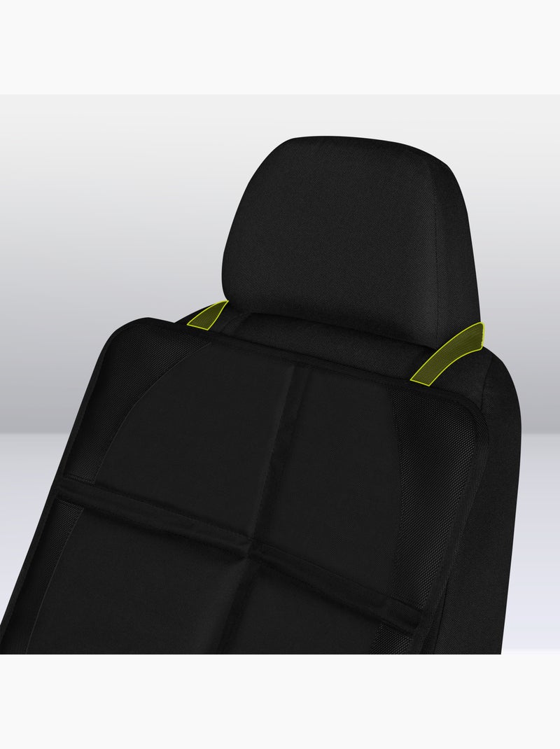 Tapis de Protection sous le siège auto LIONELO - Imperméable - Résistant aux Bosses - Isofix Noir - Kiabi