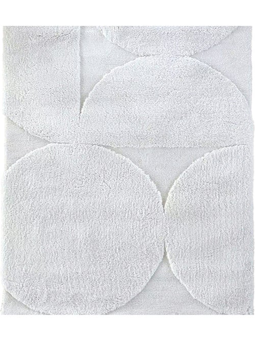 Tapis de salon relief graphique,  - effet texturé - Kiabi