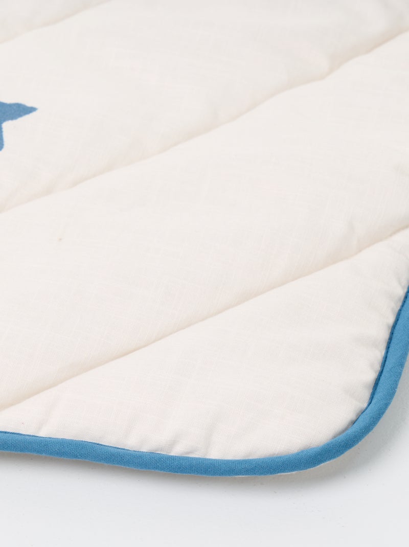 Tapis de sol carré Bleu - Kiabi
