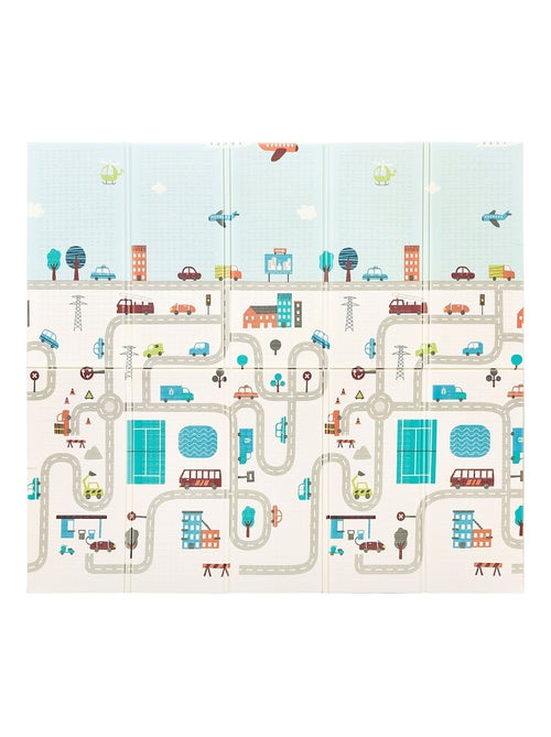 Tapis d'éveil bébé en mousse 180*200 cm, double face - pliant- antidérapant - Kiabi Tapis d'éveil bébé en mousse 180*200 cm, double face - pliant- antidérapant - Kiabi