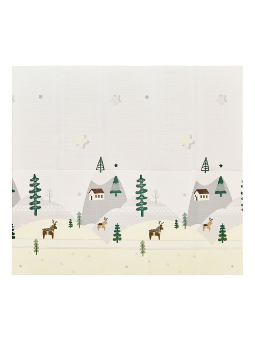 Tapis d'éveil bébé en mousse 180*200 cm, double face - pliant- antidérapant - Kiabi Tapis d'éveil bébé en mousse 180*200 cm, double face - pliant- antidérapant - Kiabi