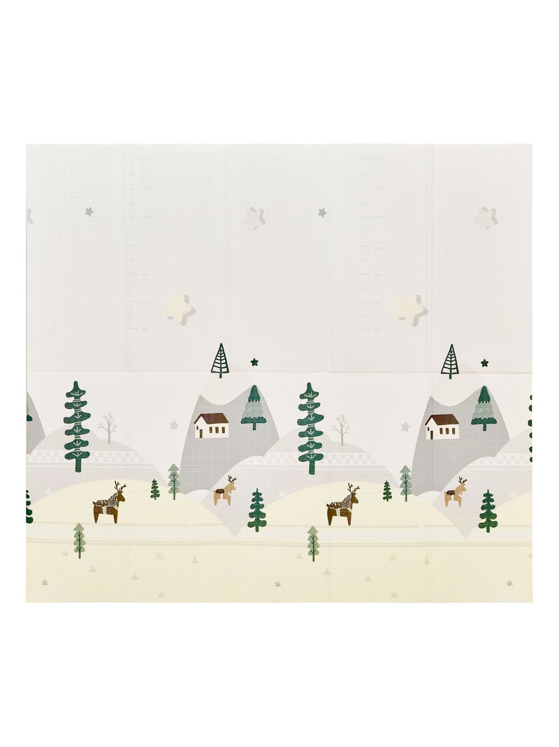 Tapis d'éveil bébé en mousse 180*200 cm, double face - pliant- antidérapant Multicolore - Kiabi