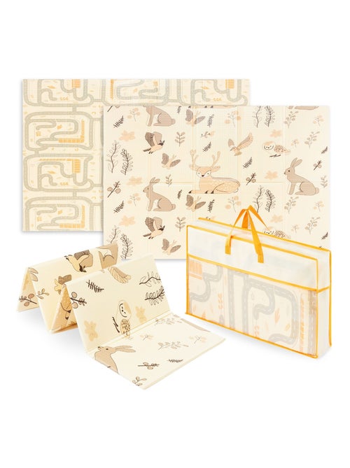 Tapis d'éveil bébé en mousse reversible, grand tapis 180*120, pliable - Kiabi Tapis d'éveil bébé en mousse reversible, grand tapis 180*120, pliable - Kiabi