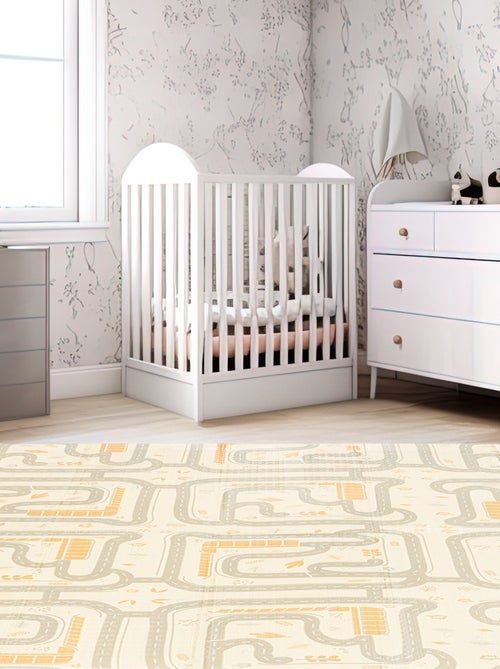 Tapis d'éveil bébé en mousse reversible, grand tapis 180*120, pliable - Kiabi Tapis d'éveil bébé en mousse reversible, grand tapis 180*120, pliable - Kiabi