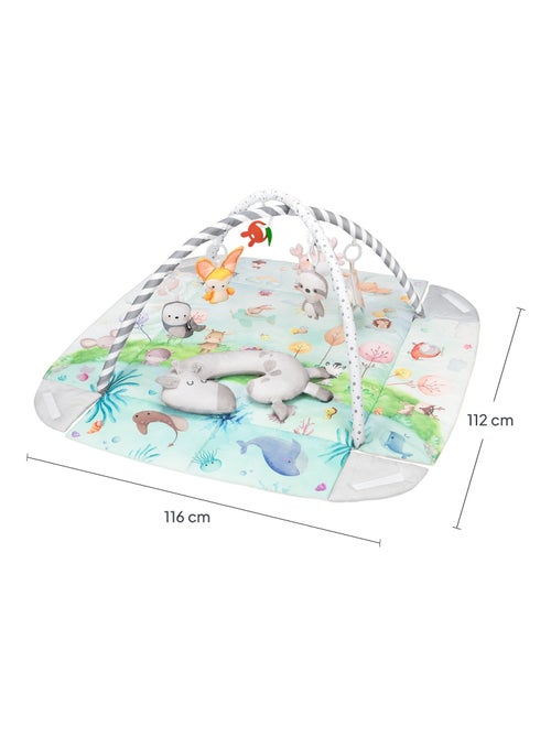 Tapis d'éveil bébé LIONELO Anika 2en1 - Parc pour enfants - Lavable - Jouets interactifs - Kiabi Tapis d'éveil bébé LIONELO Anika 2en1 - Parc pour enfants - Lavable - Jouets interactifs - Kiabi