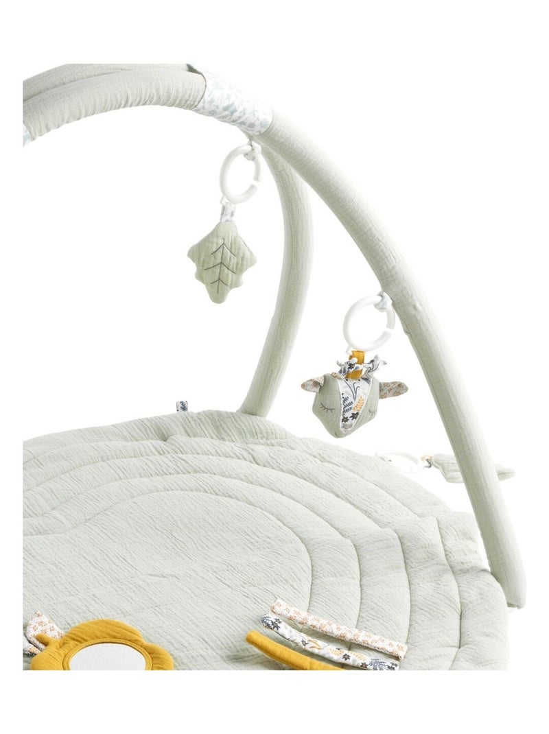 Tapis d'éveil en coton - sauthon Vert tilleul - Kiabi