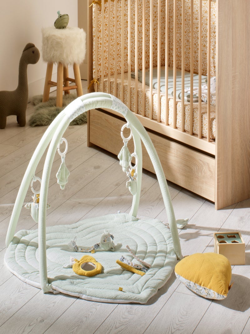Tapis d'éveil en coton - sauthon Vert tilleul - Kiabi