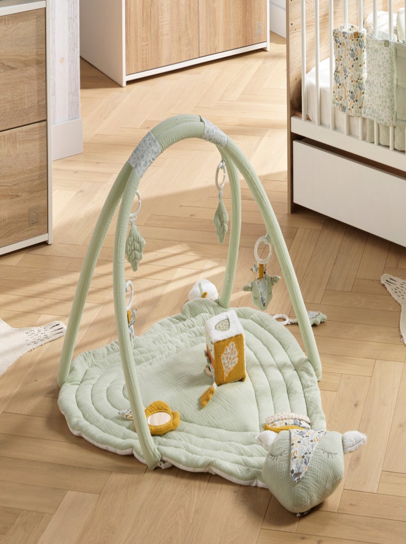 Tapis d'éveil en coton - sauthon Vert tilleul - Kiabi