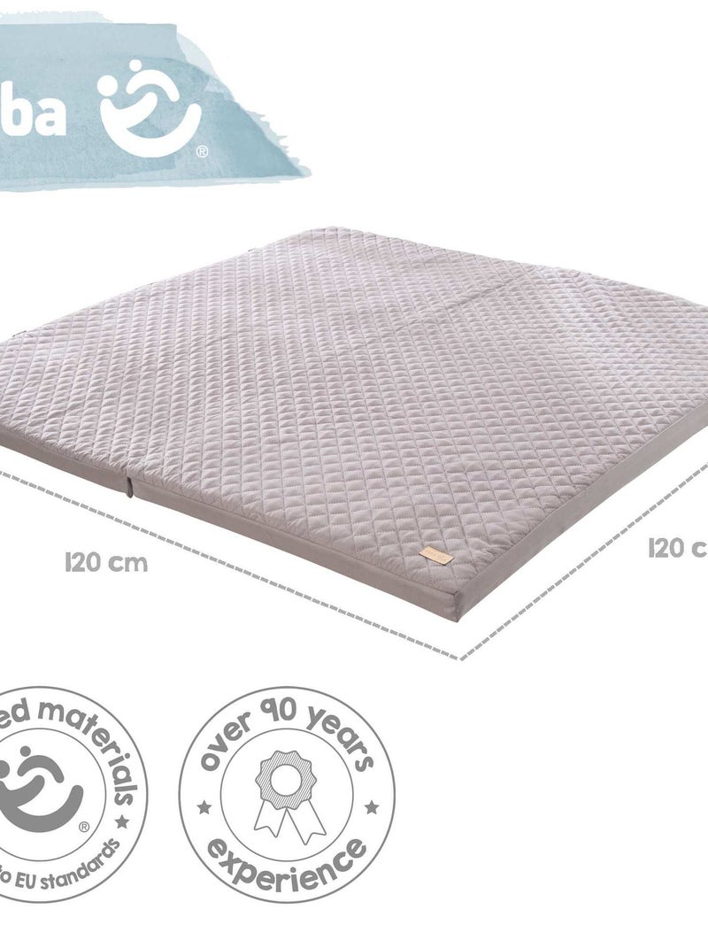 Tapis d'éveil en mousse pliant et déhoussable - ROBA 'roba Style' Gris - Kiabi