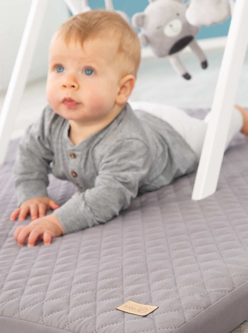 Tapis d'éveil en mousse pliant et déhoussable - ROBA 'roba Style' Gris - Kiabi