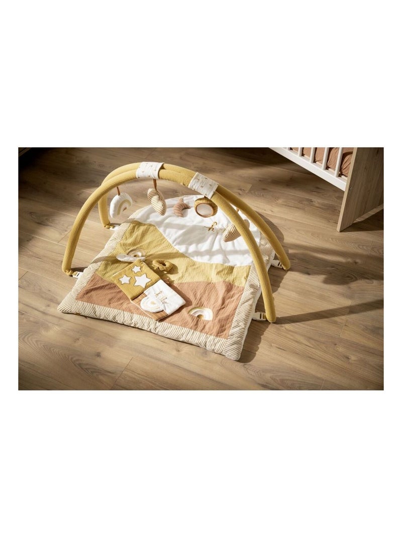 Tapis d'éveil en velours - sauthon Jaune - Kiabi
