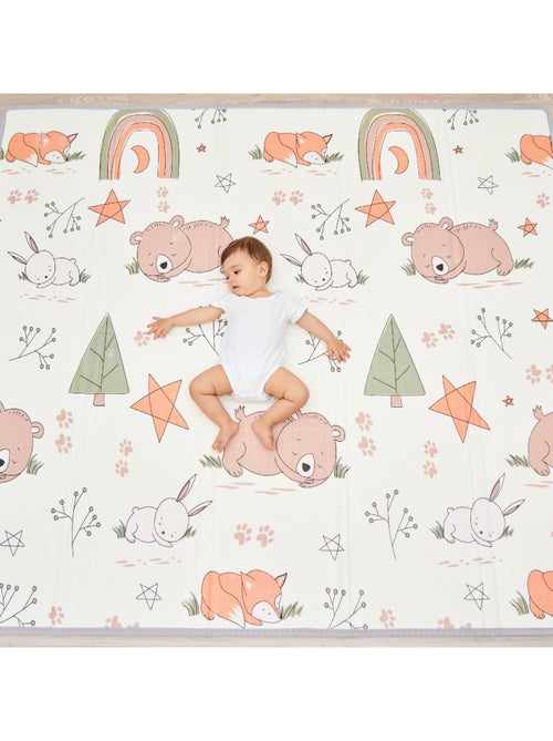Tapis d'éveil pliable en mousse, réversible et imperméable - 200x180x1,5 - FOX | SUPERBE BEBE - Kiabi Tapis d'éveil pliable en mousse, réversible et imperméable - 200x180x1,5 - FOX | SUPERBE BEBE - Kiabi