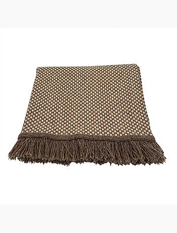 Tapis en laine et coton à motif géométrique