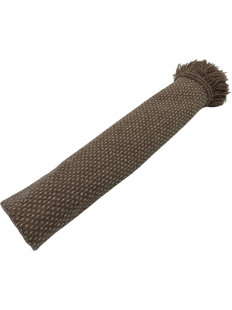 Tapis en laine et coton à motif pointillé texturé Beige clair - Kiabi