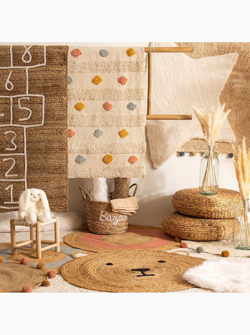 Tapis enfant OURSON Beige - Kiabi
