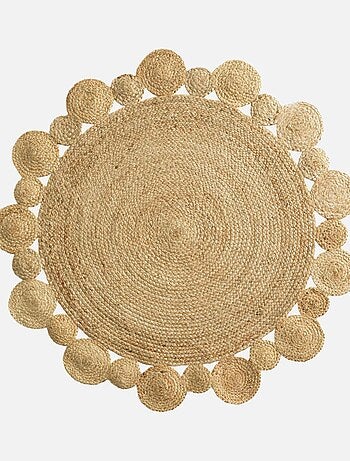 Tapis jute ajouré cordou douceur d'intérieur