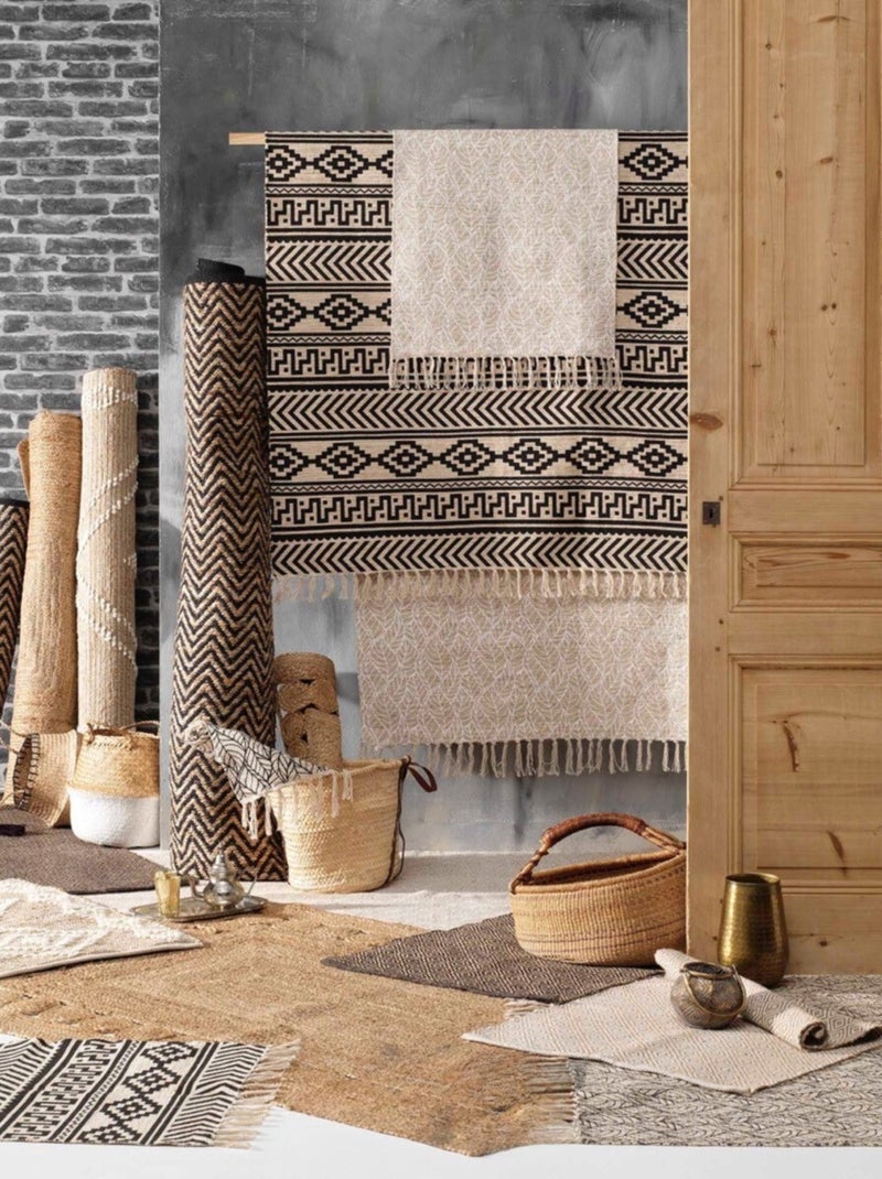 Tapis Jute Kalinda PROMO LINGE Beige - Kiabi