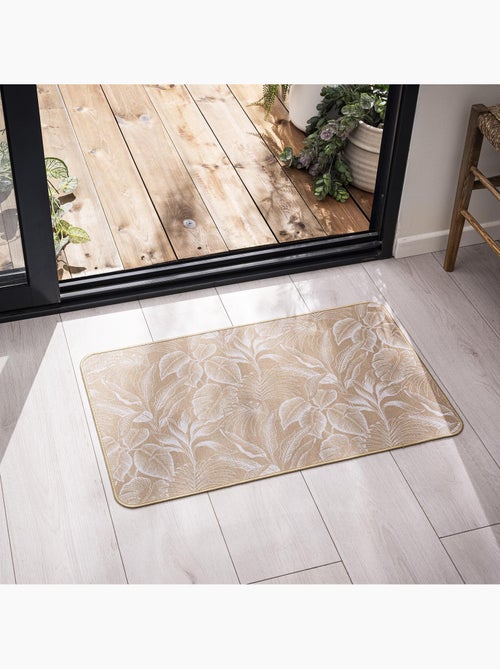 Tapis rectangle tisse imprime stylis - Kiabi