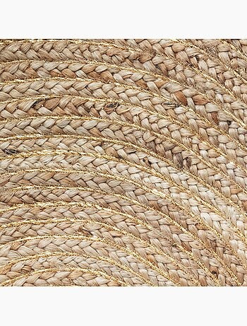 Tapis rond jute cosy'ness