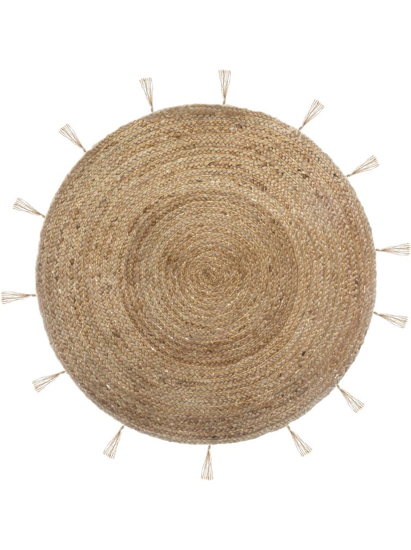 Tapis rond jute cosy'ness Beige - Kiabi