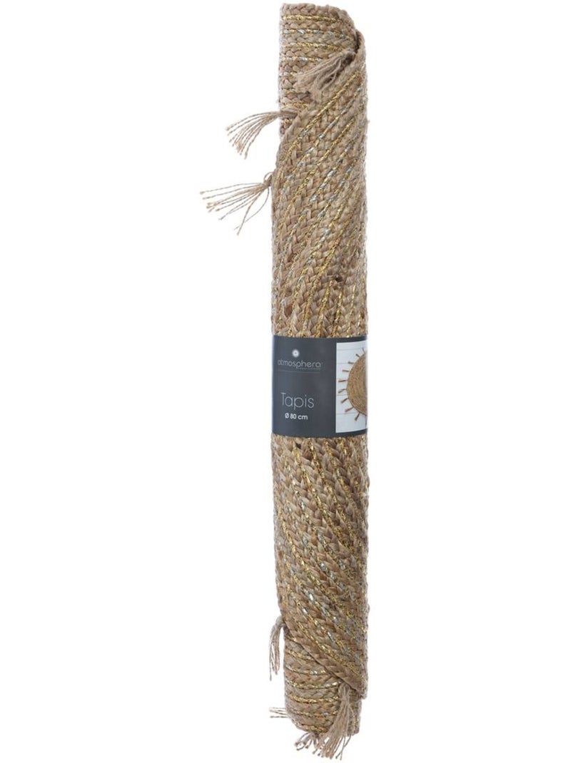 Tapis rond jute cosy'ness Beige - Kiabi