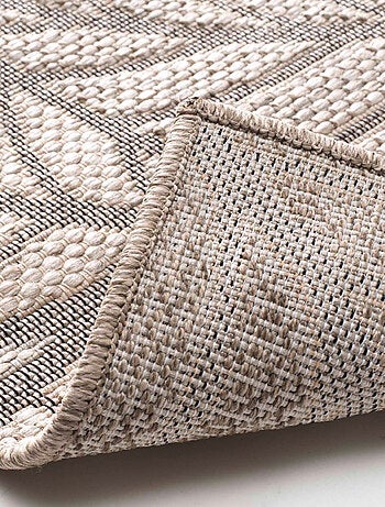Tapis tissé feuilles