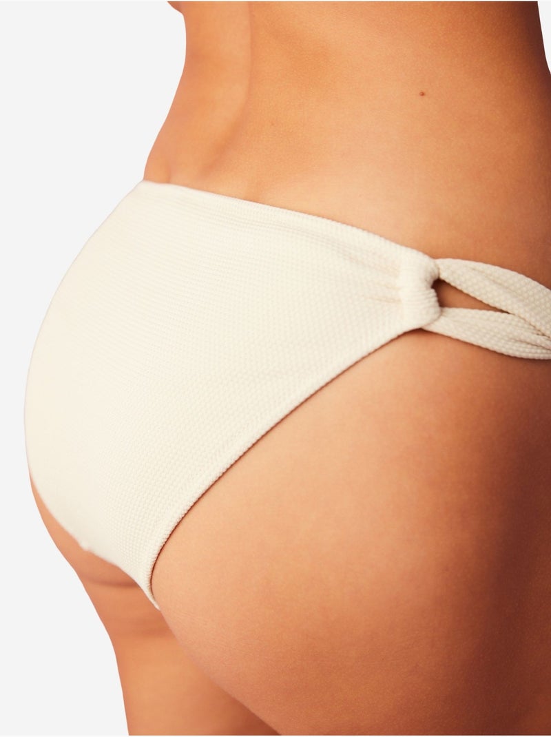 Tas ava bikinibroekje met zijkant penti Crème - Kiabi