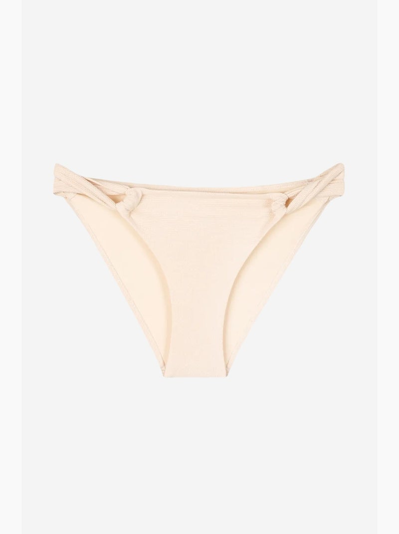 Tas ava bikinibroekje met zijkant penti Crème - Kiabi