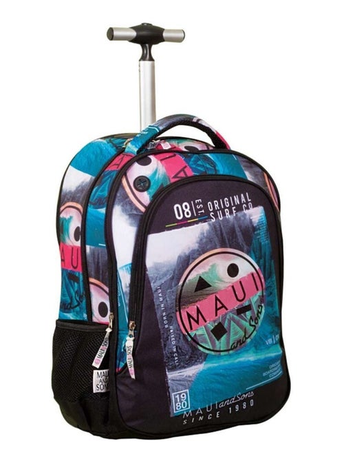 Tas met wieltjes - Design tropisch - Maui & Sons - Kiabi