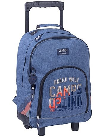 Tas met wieltjes canvas Camps Boy Beard Wolf 43 cm