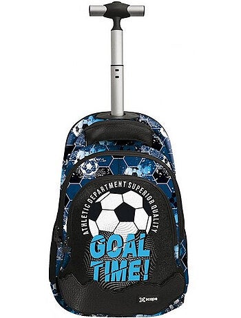 Tas met wieltjes CMP motief football Goal Time 2 vakken