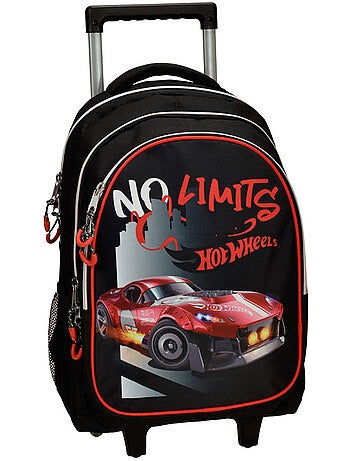Tas met wieltjes Hot Wheels No Limit bedrukt auto 46 cm