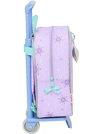 Tas met wieltjes polyester bedrukt Disney Frozen Safta