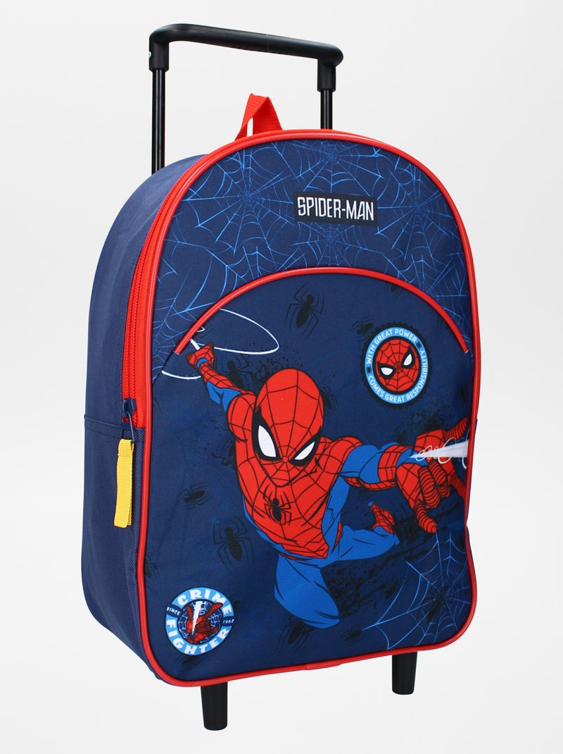 Tas met wieltjes 'Spider-Man' BLAUW - Kiabi