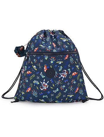 Tas sport met rug met koorden 'Space Game' Kipling Supertaboo