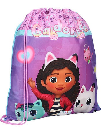 Tas van natation met koord 44 cm 'Gabby' bedrukt Gabdorable – Gabby