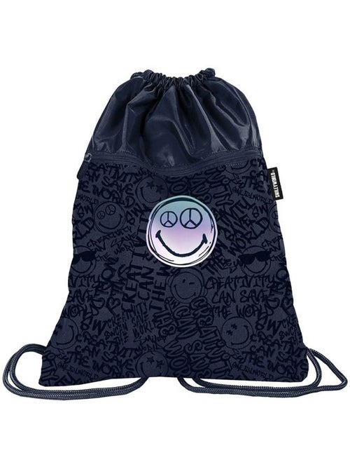 Tas van natation met rug met koorden 45 cm - Smiley World - Kiabi Tas van natation met rug met koorden 45 cm - Smiley World - Kiabi