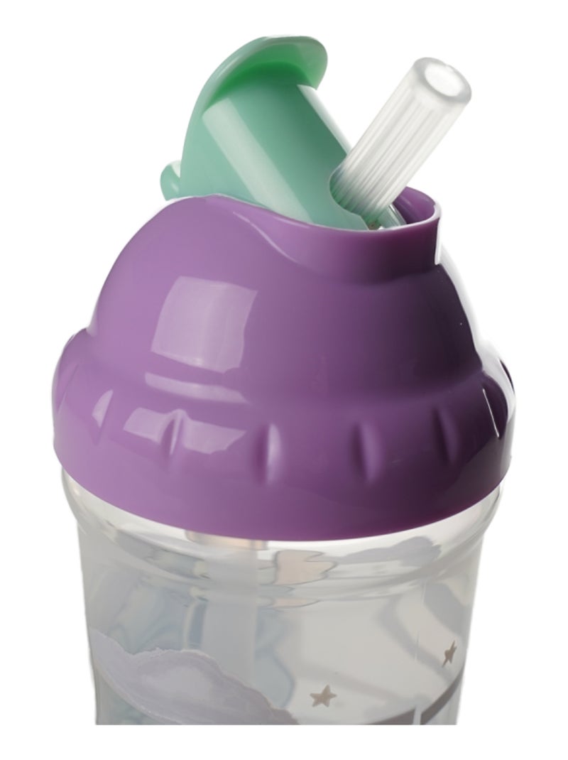 Tasse à paille - thermobaby - 295 ml - anti-fuites - lilo & stitch Violet - Kiabi