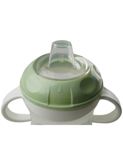 Tasse anti-fuites - thermobaby - vert céladon - 180 ml - ergonomique et hygiénique - Kiabi