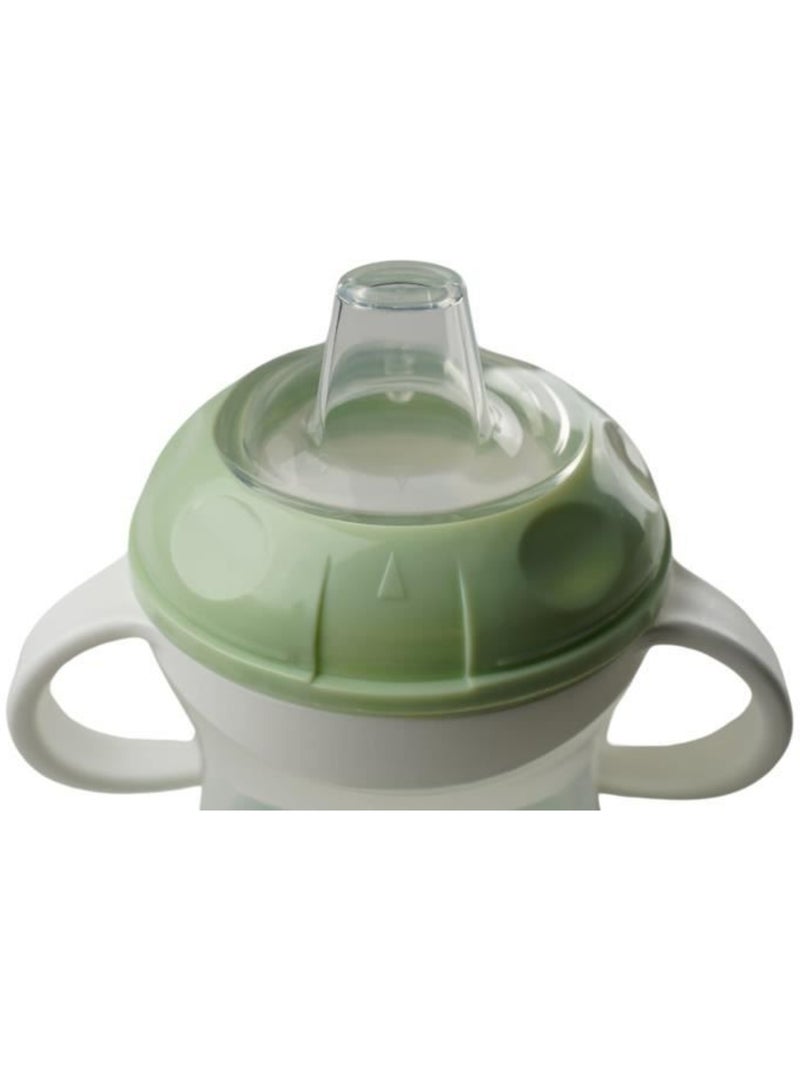 Tasse anti-fuites - thermobaby - vert céladon - 180 ml - ergonomique et hygiénique Vert - Kiabi