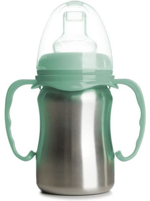 Tasse d'apprentissage - thermobaby - inox - 180 ml - vert cactus - ergonomique et anti-fuites - Kiabi