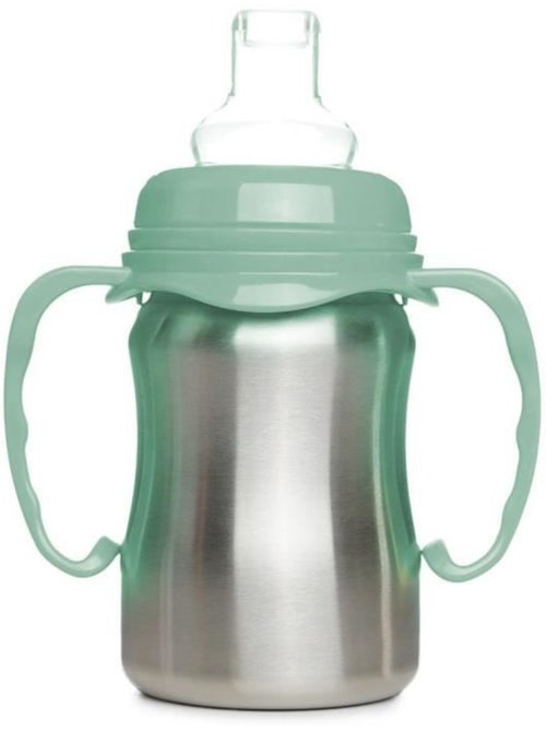 Tasse d'apprentissage - thermobaby - inox - 180 ml - vert cactus - ergonomique et anti-fuites - Kiabi