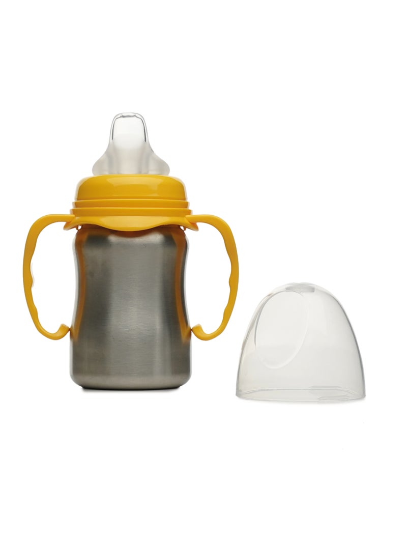 Tasse d'apprentissage inox Jaune foncé - Kiabi