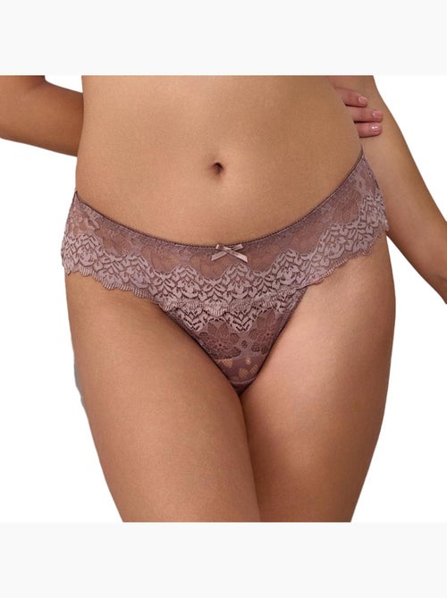 Taupe tanga tamara voor dames van les petites bombes - Kiabi Taupe tanga tamara voor dames van les petites bombes - Kiabi
