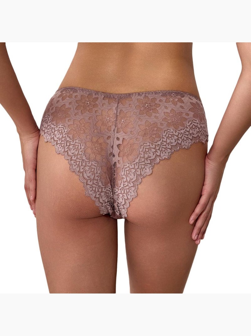 Taupe tanga tamara voor dames van les petites bombes Cappuccinobruin - Kiabi