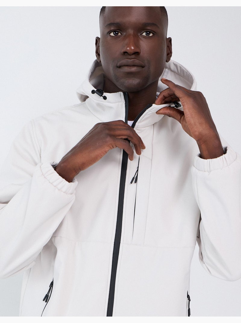 Technische parka met motorkap, mo fashion Grijs - Kiabi