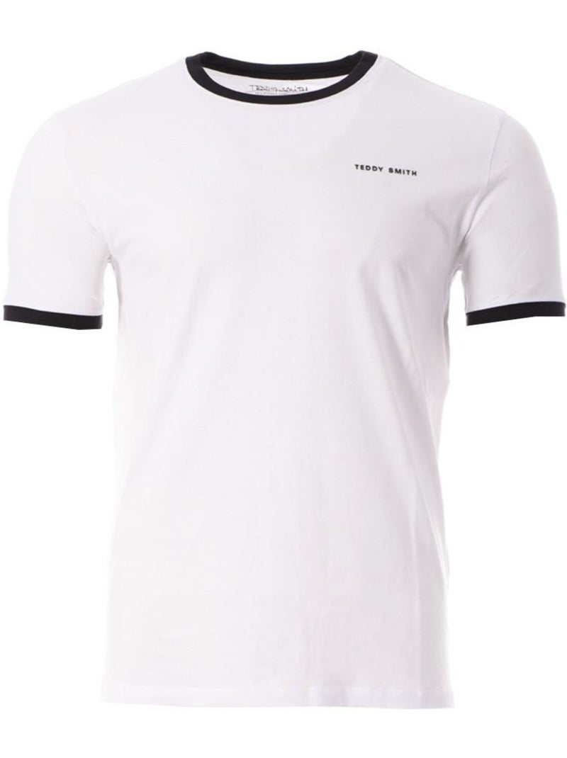 Teddy smith 2r wit t-shirt voor heren Wit - Kiabi