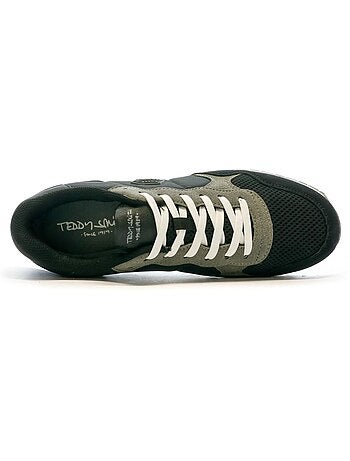 Teddy smith 71865 zwarte heren sneakers